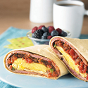 Breakfast Beef Burritos